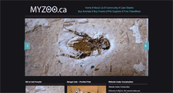 Desktop Screenshot of myzoo.ca